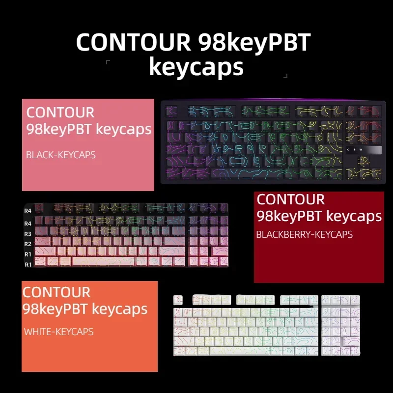 Klawisze Contour KM98 PBT - Id – Gaming Accessories Aesthetic recenzja i cena
