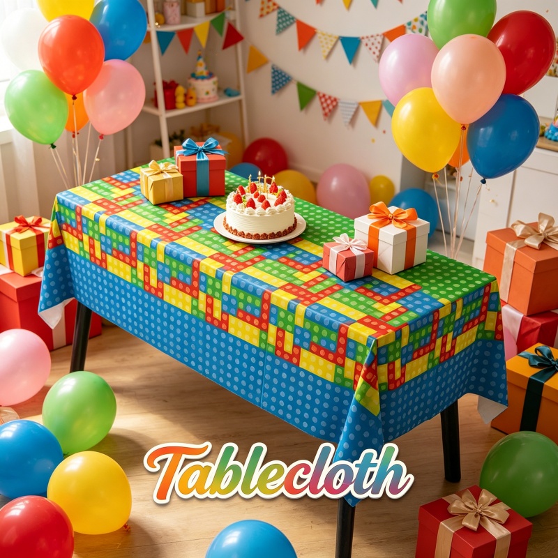 Obrus w stylu klocków, stylowy – Gaming Accessories For Room recenzja i cena