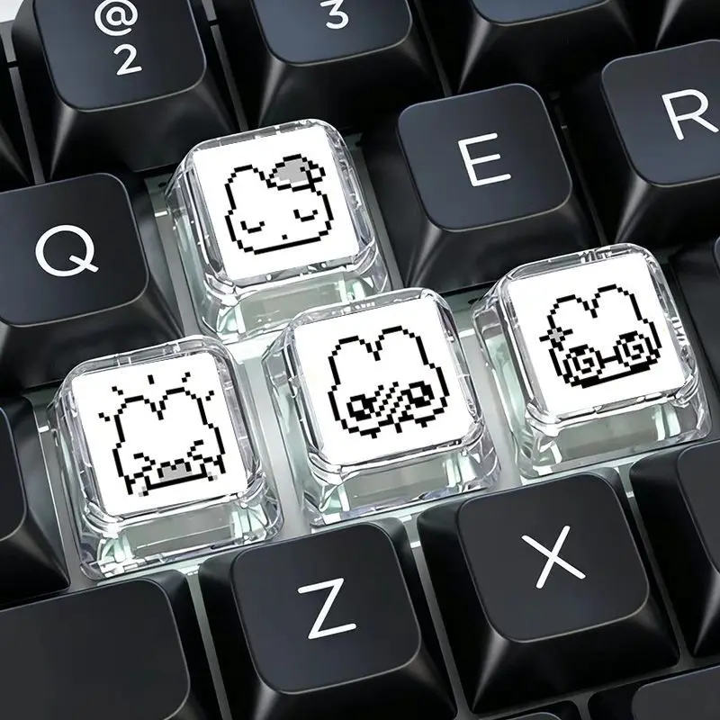 Zestaw 4 uroczych nakładek na  – Gaming Accessories Aesthetic recenzja i cena